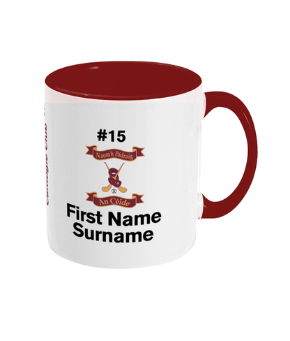 Personalised St. Patrick's Keady, Camogie Club Mug