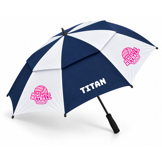 Newcastle Netball Club Golf Umbrella