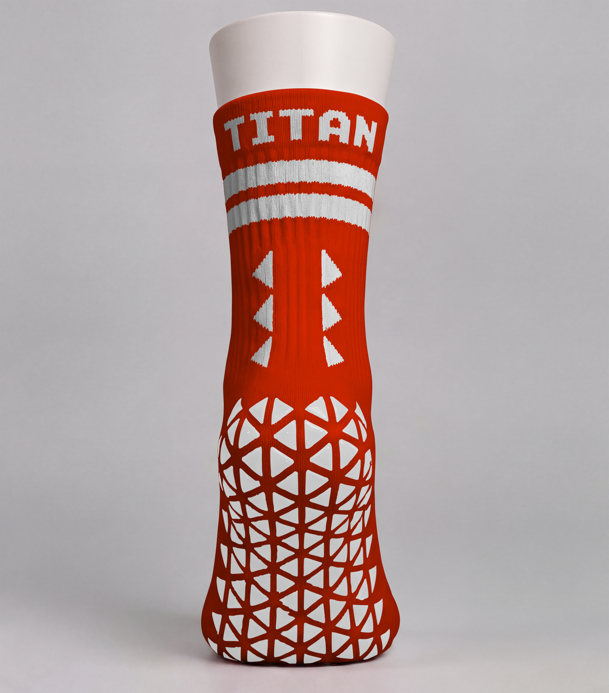 Dowdallshill G.F & A.C Grip Socks (Red/White)