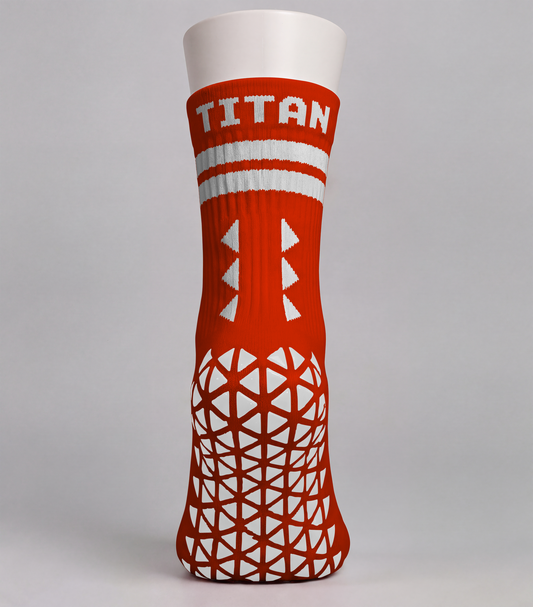 Dowdallshill G.F & A.C Grip Socks (Red/White)