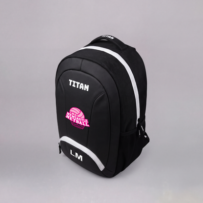 Newcastle Netball Club Personalised Rucksack