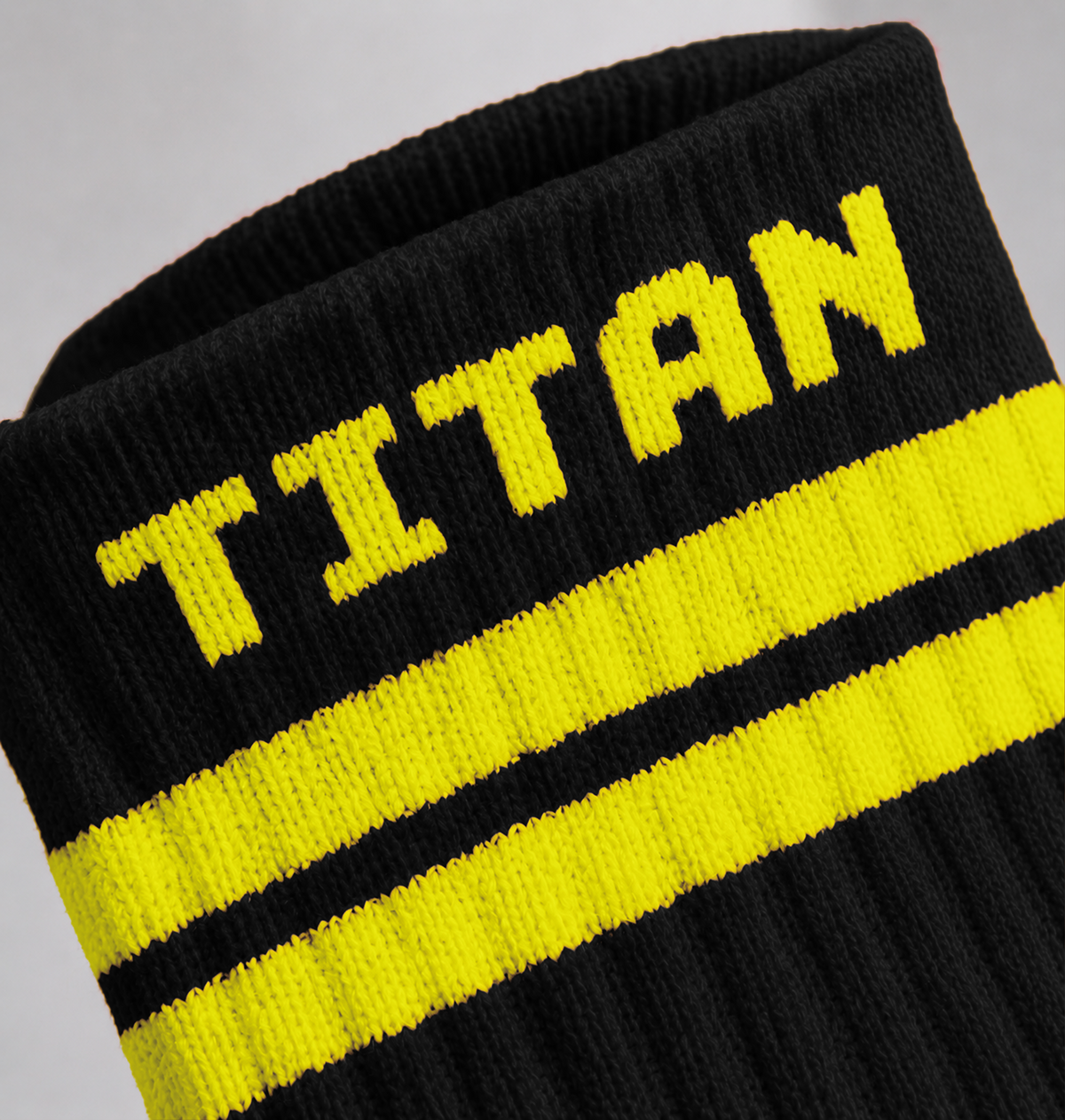 Glenn GAC Grip Socks (Black/Yellow)