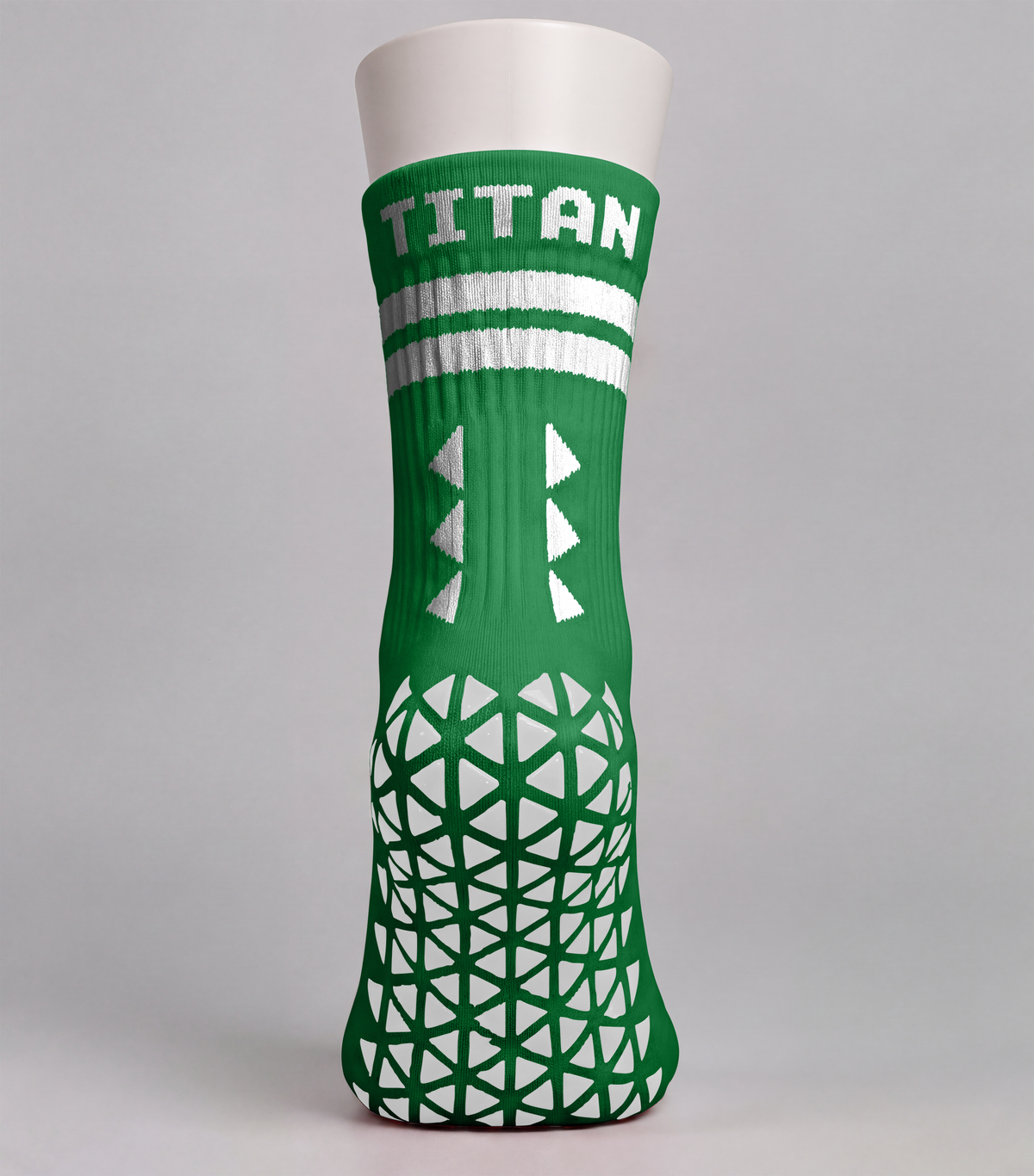 Annaclone GAC Grip Socks (Green/White)