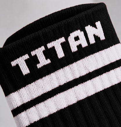Newcastle Town F.C. Grip Socks (Black/White)