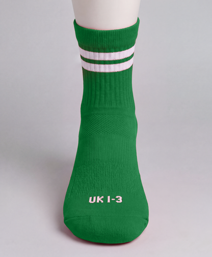 Annaclone GAC Grip Socks (Green/White)