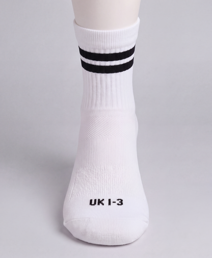 Newcastle Town F.C. Grip Socks (White/Black)