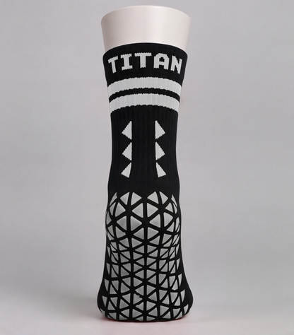 Newcastle Town F.C. Grip Socks (Black/White)