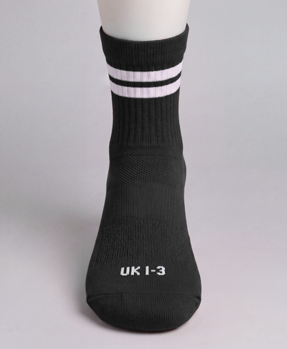 Newcastle Town F.C. Grip Socks (Black/White)
