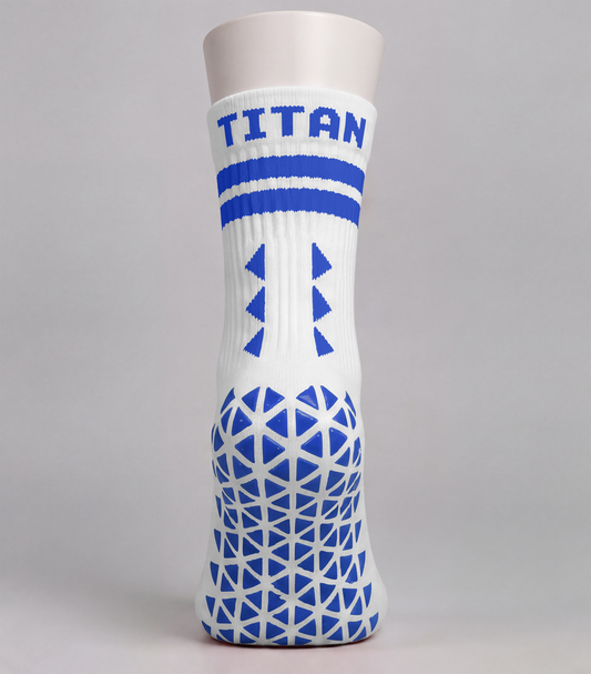 Derrynoose GAC Grip Socks (White/Blue)
