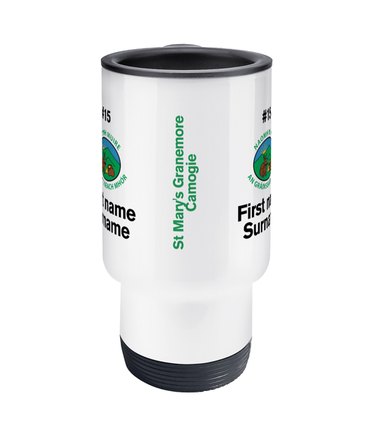 Personalised St Mary's Granemore Camogie Travel Coffee Mug