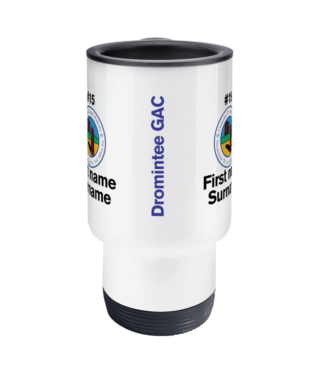 Personalised Dromintee GAC Travel Coffee Mug