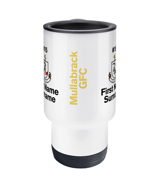 Personalised Mullabrack GFC Travel Coffee Mug