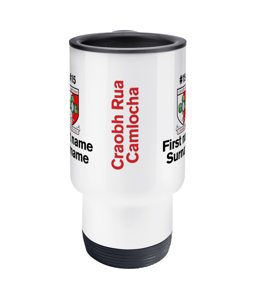 Personalised Craobh Rua Camlocha Travel Coffee Mug