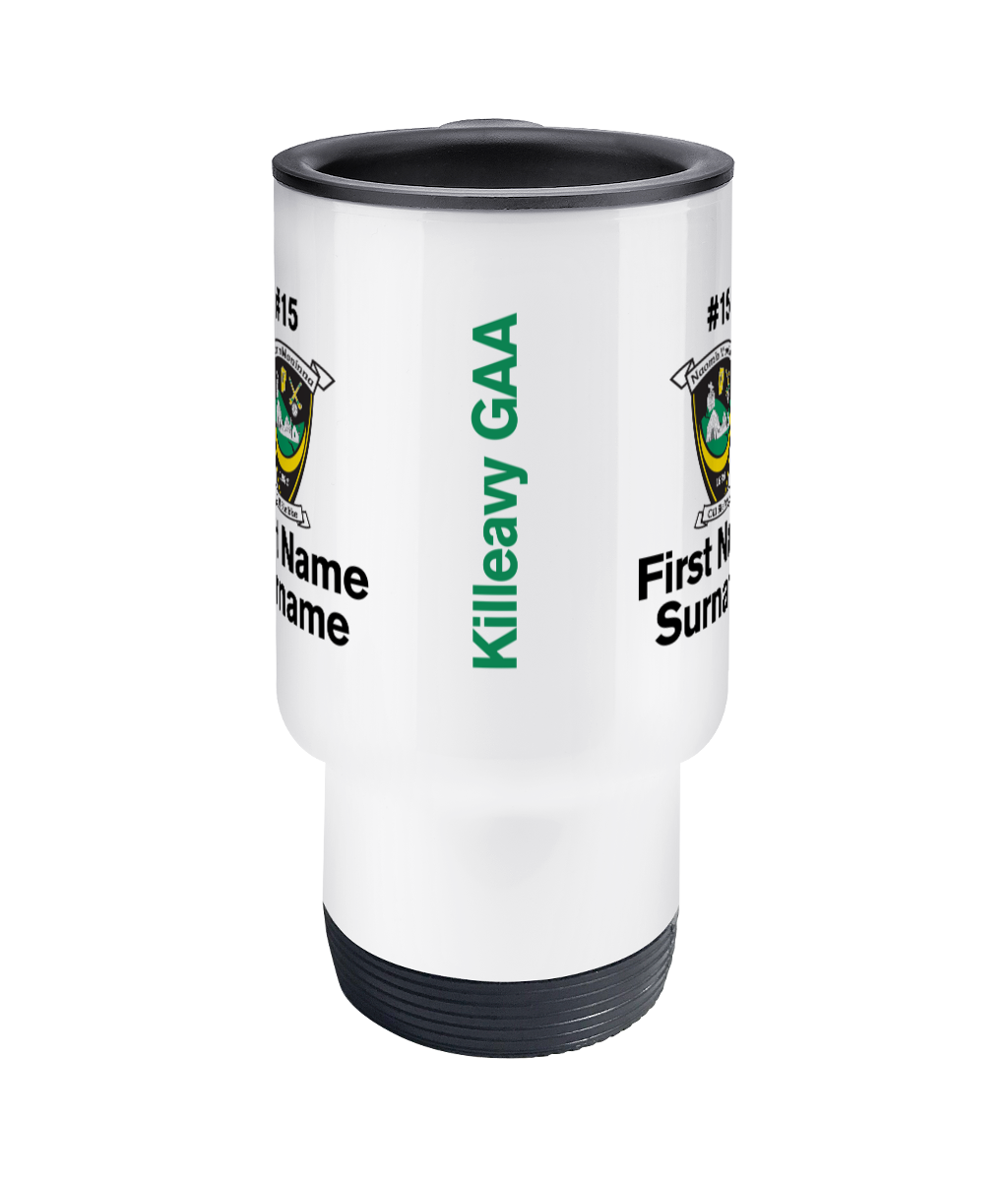 Personalised Killeavy GAA Travel Coffee Mug