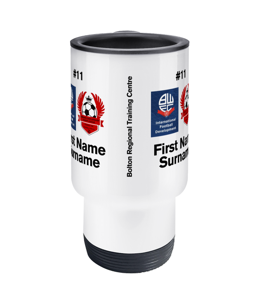 Personalised Lisburn & Bolton RTC Travel Coffee Mug