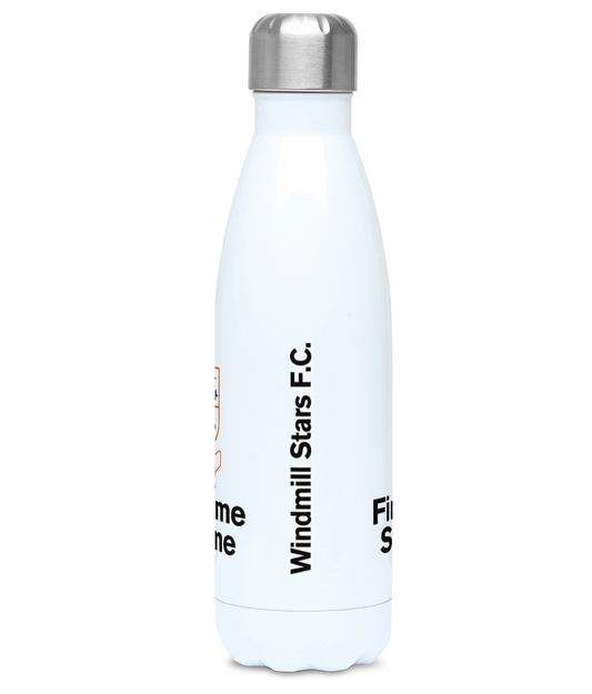 Personalised Windmill F.C. Chilli Bottle