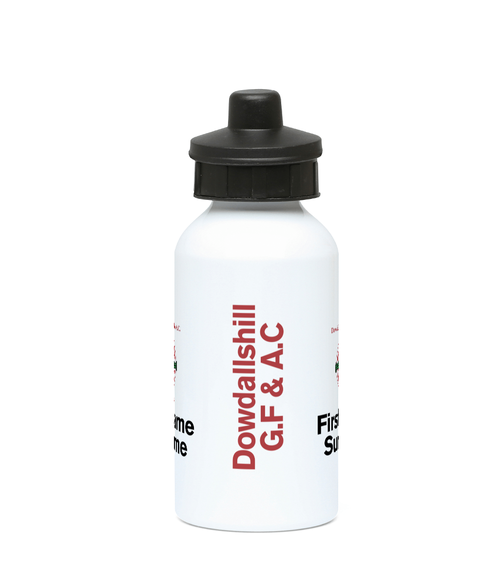 Personalised Dowdallshill G.F & A.C Water Bottle