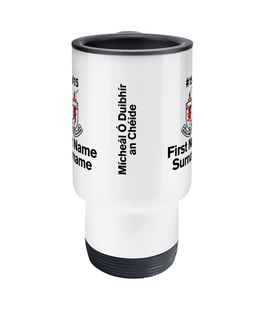 Personalised Keady Michael Dwyers GFC Travel Coffee Mug