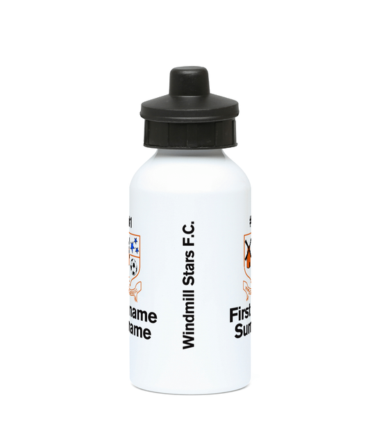 Personalised Windmill Stars FC Water Bottle