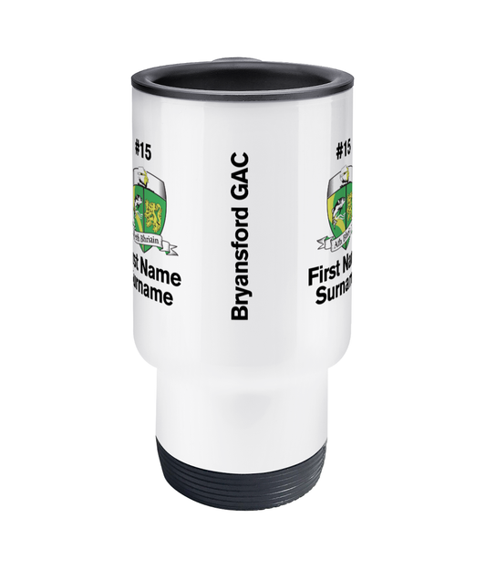 Personalised Bryansford GAC Travel Coffee Mug