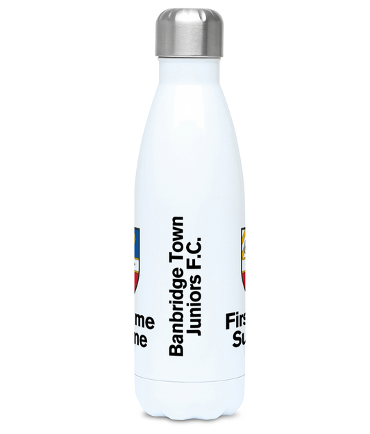 Personalised Banbridge Town Juniors F.C. Chilli Bottle