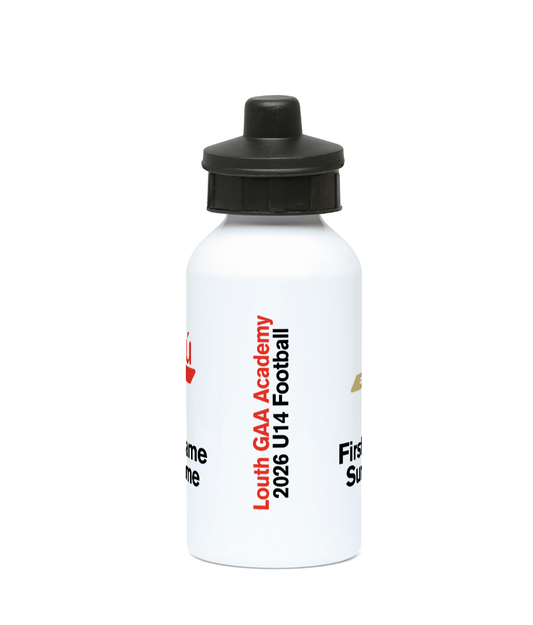 Personalised Louth GAA Academy U14 Football Water Bottle