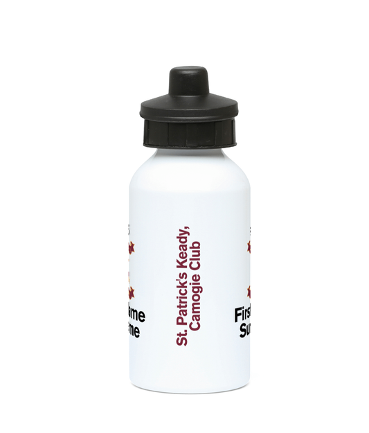 Personalised St. Patrick's Keady, Camogie Club Water Bottle