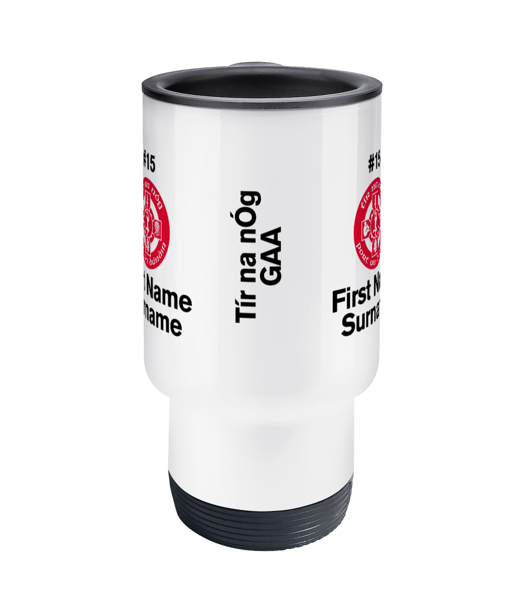 Personalised Tír na nÓg GAA Travel Coffee Mug