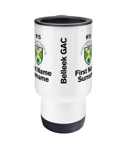 Personalised Belleek GAC Travel Coffee Mug