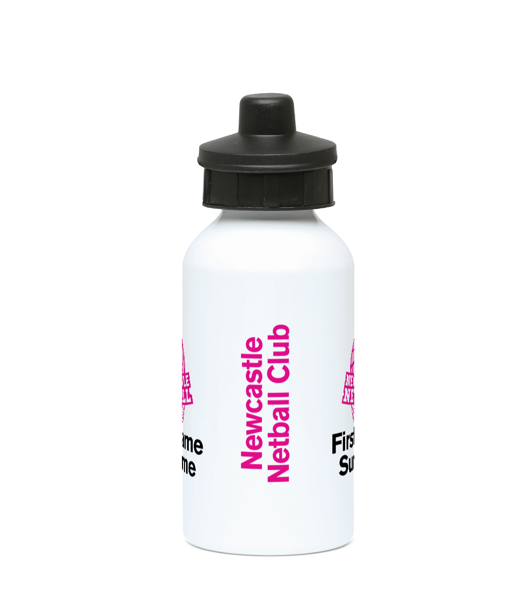Personalised Newcastle Netball Club Water Bottle