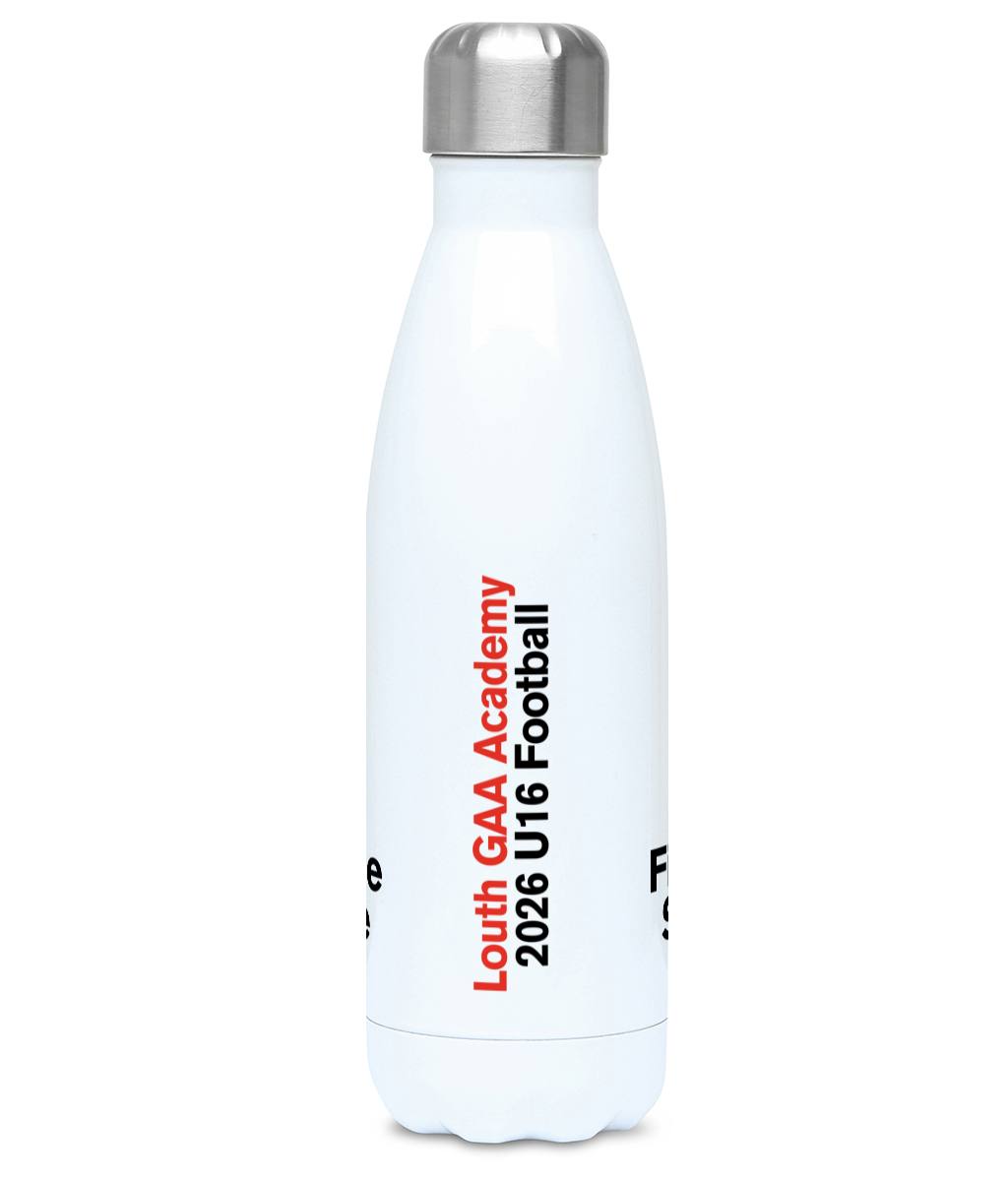 Personalised Louth GAA Academy U16 Football Chilli Bottle