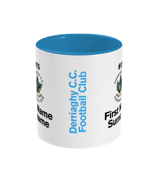 Personalised Derriaghy CC F.C. Mug