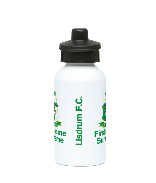 Personalised Lisdrum FC Water Bottle