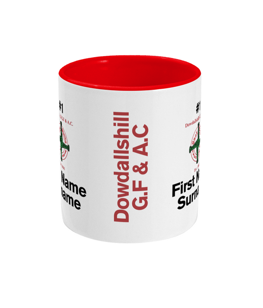 Personalised Dowdallshill G.F & A.C Mug