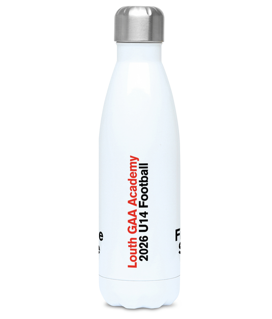 Personalised Louth GAA Academy U14 Football Chilli Bottle
