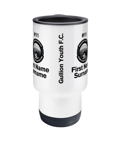 Personalised Gullion Youth F.C. Travel Coffee Mug