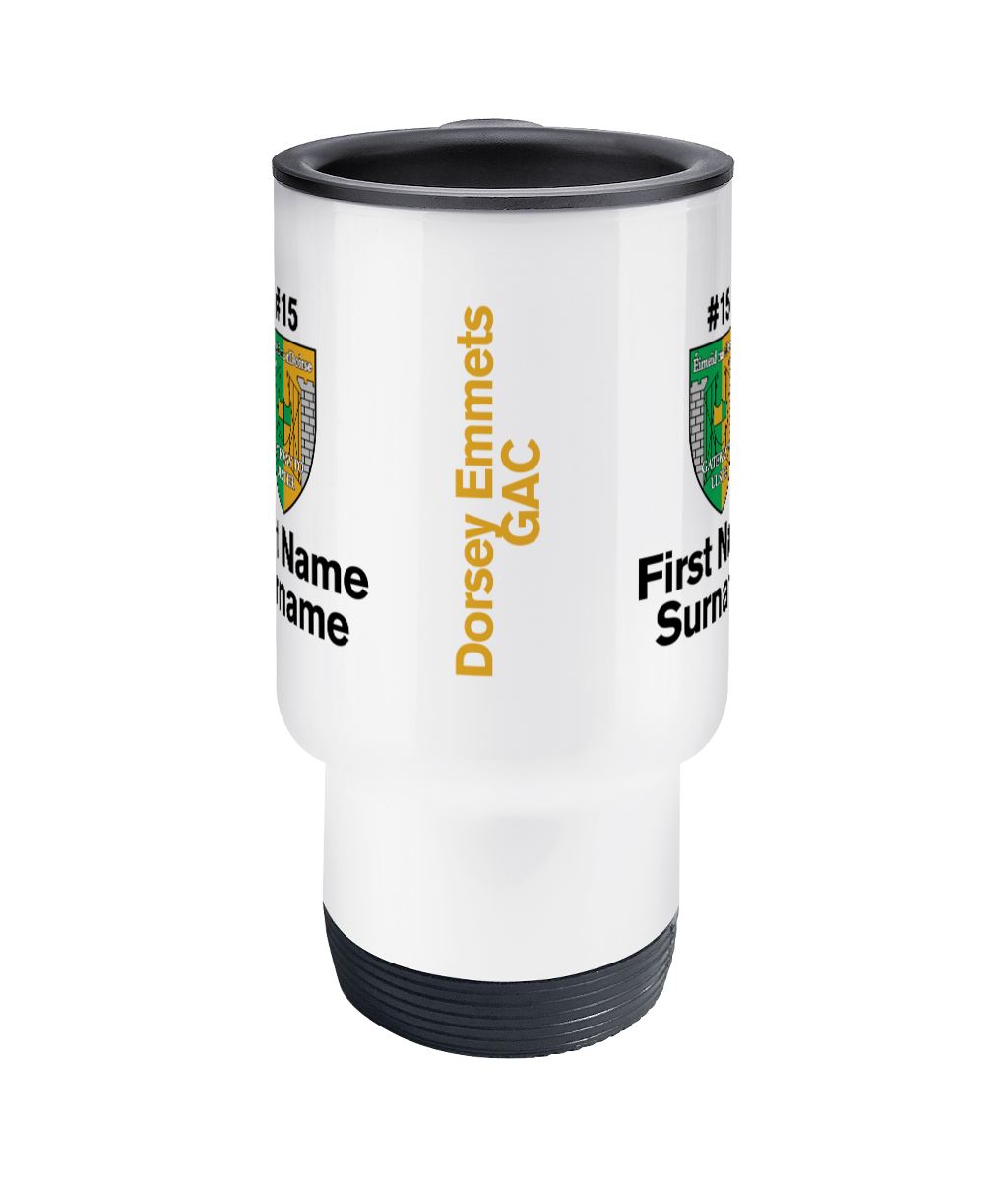 Personalised Dorsey Emmets GAC Travel Coffee Mug