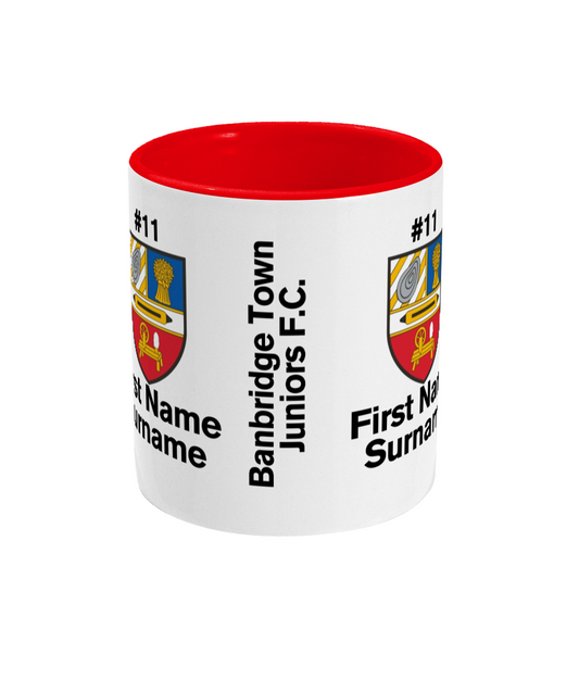 Personalised Banbridge Town Juniors F.C. Mug