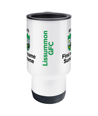 Personalised Lissummon GFC Travel Coffee Mug