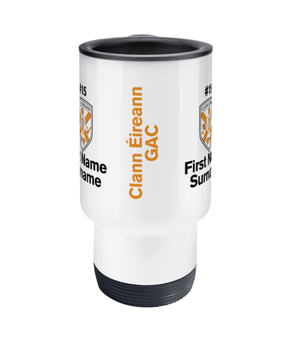 Personalised Clann Éireann GAC Travel Coffee Mug