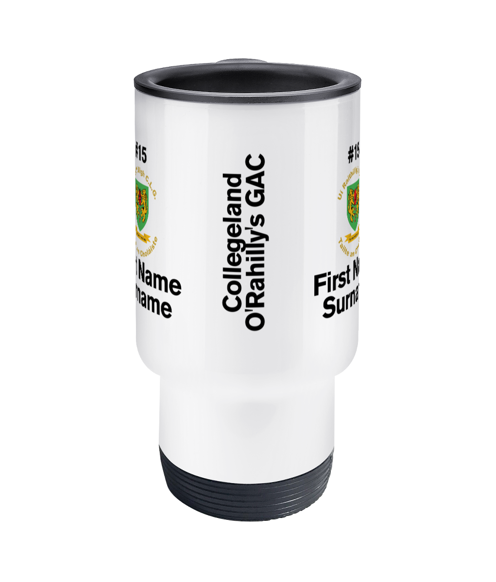 Personalised Collegeland O'Rahilly's GAC Travel Coffee Mug