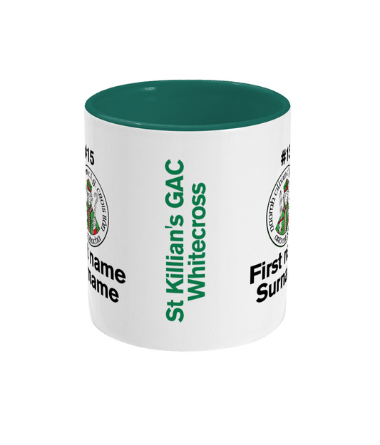 Personalised St Killian's GAC Whitecross Mug