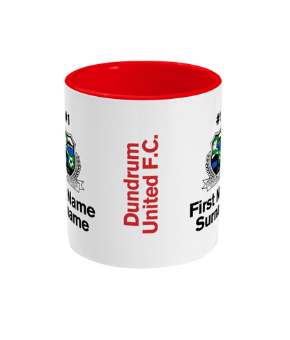 Personalised Dundrum United F.C. Mug