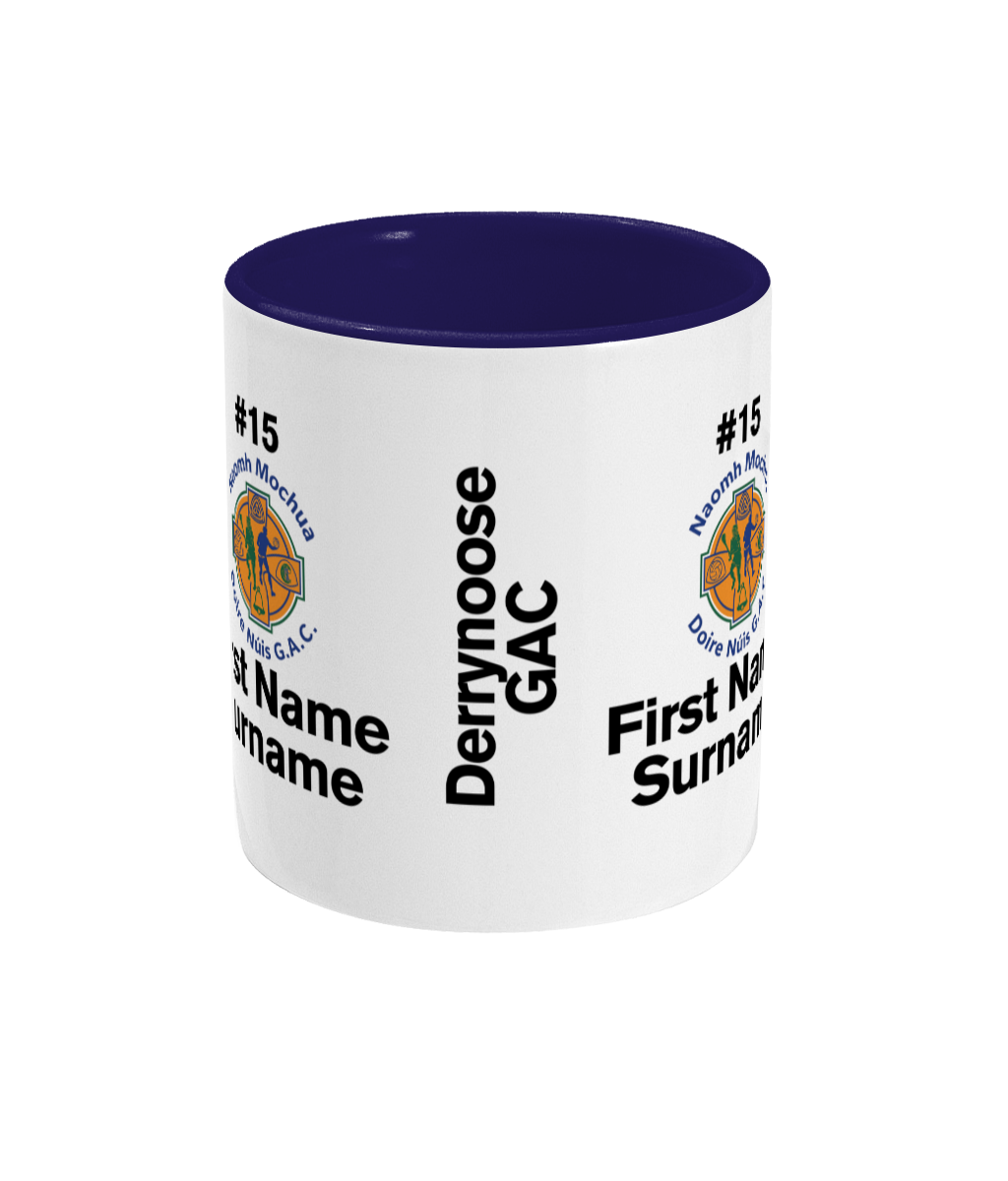 Personalised Derrynoose GAC Mug