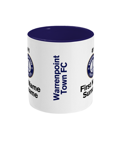 Personalised Warrenpoint Town FC Mug