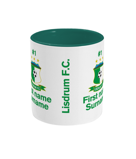 Personalised Lisdrum F.C. Mug