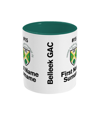 Personalised Belleek GAC Mug