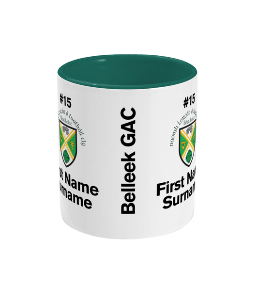 Personalised Belleek GAC Mug