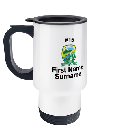 Personalised Clady GFC Travel Coffee Mug