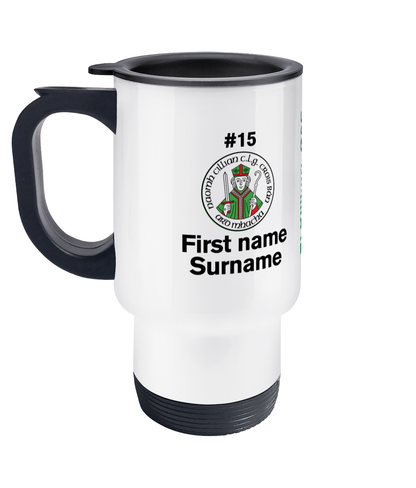 Personalised St Killian's GAC Whitecross Travel Coffee Mug